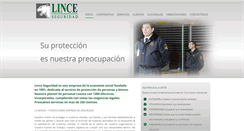 Desktop Screenshot of linceseguridad.com.ar