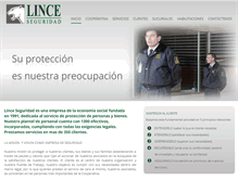 Tablet Screenshot of linceseguridad.com.ar